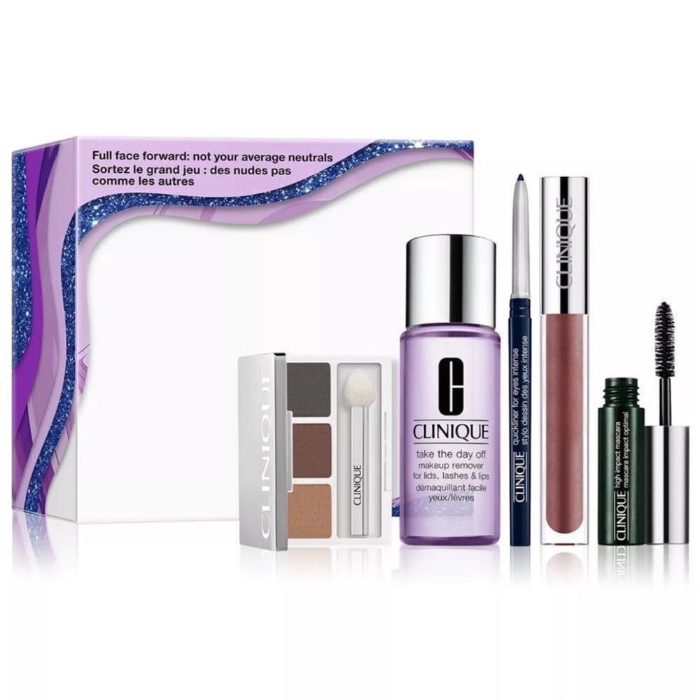 NWT CLINIQUE FULL FACE FORWARD:not your average neutrals